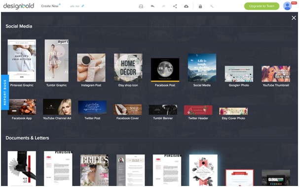 Thiết kế poster online với design bold